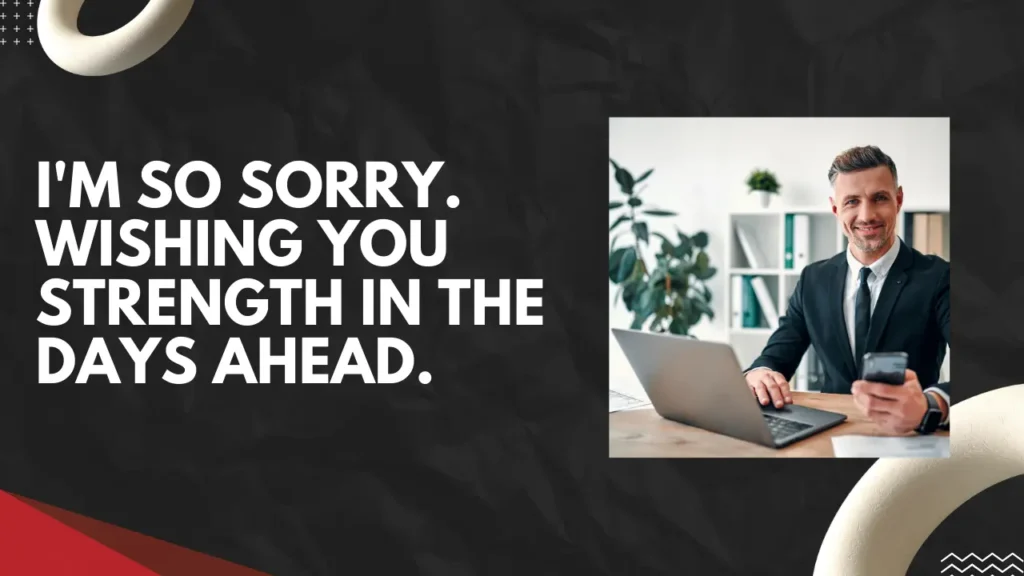 Short Condolence Messages for a Coworker