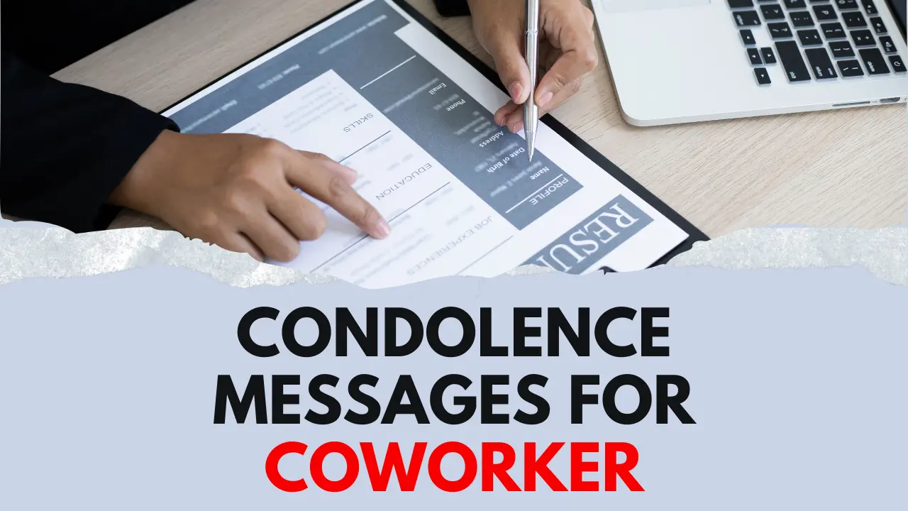 60+ Coworker Condolence Messages (Professional & Heartfelt)