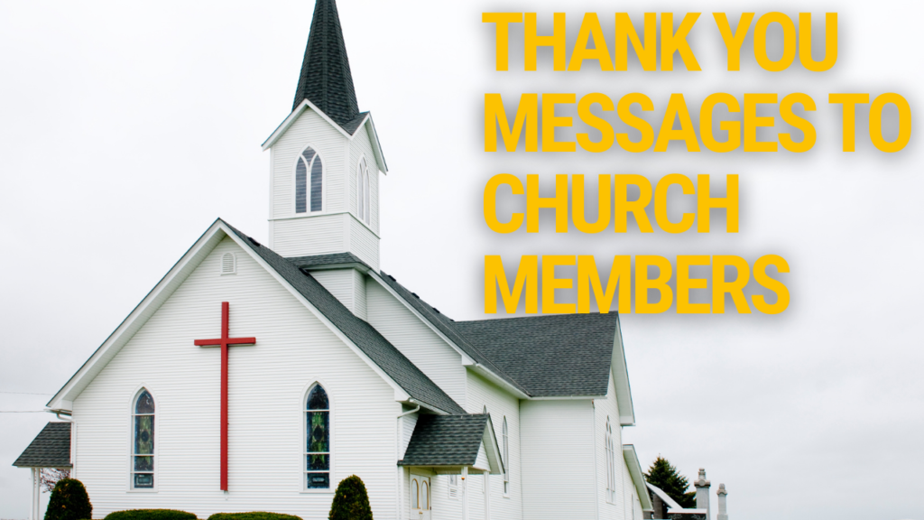 Why Thanking Your Church Members Truly Matters