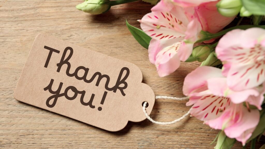 80+ Thank You for the Flowers Messages for Every Occasion