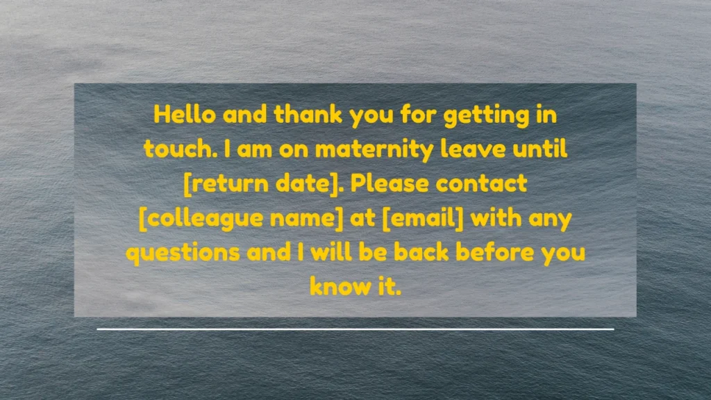 Funny and Paternity Leave Out-of-Office Message Samples