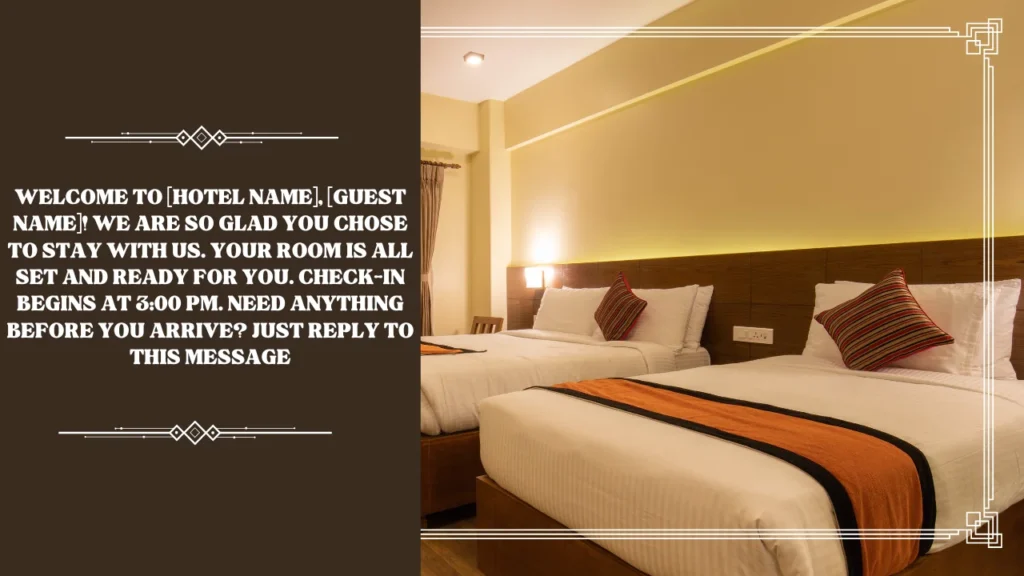 Warm Welcome Messages for First-Time Guests