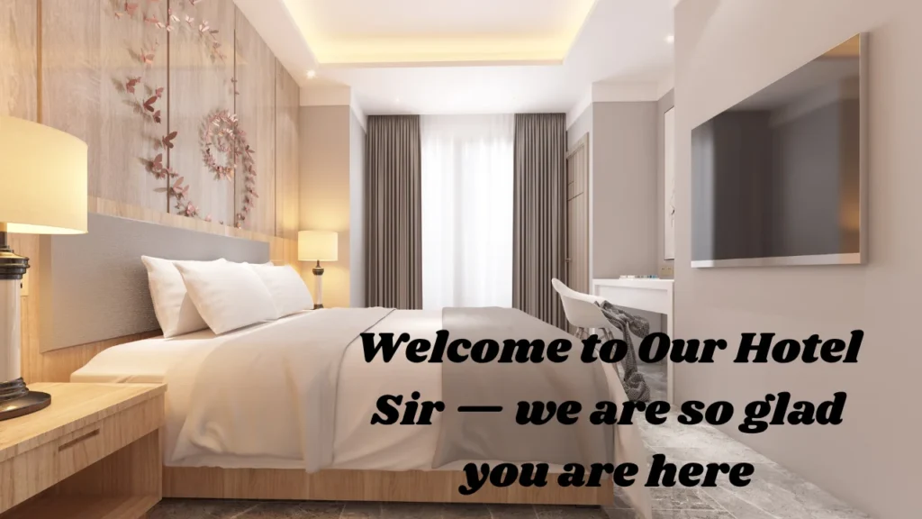 Post Check-In / Evening Welcome Message Examples