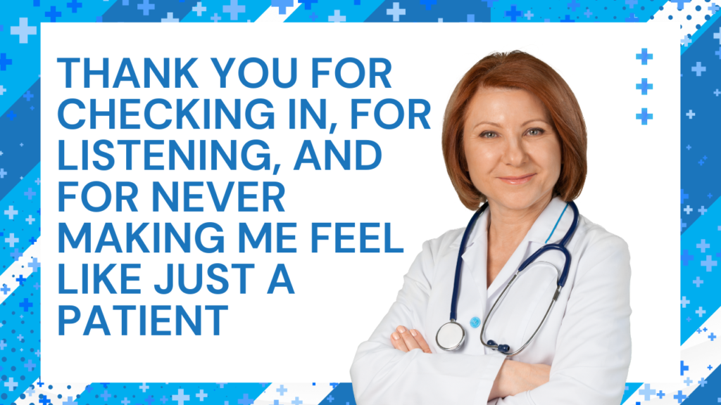 How to Write a Short Thank You Message for a Nurse or Doctor That Feels Personal