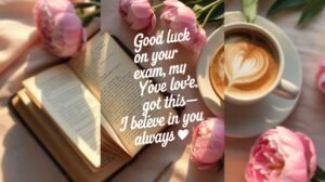 75+ Sweet Good Luck Messages for Your Lover's Exam to Make Them Smile Instantly