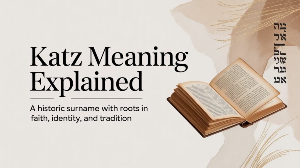 Katz Meaning Explained